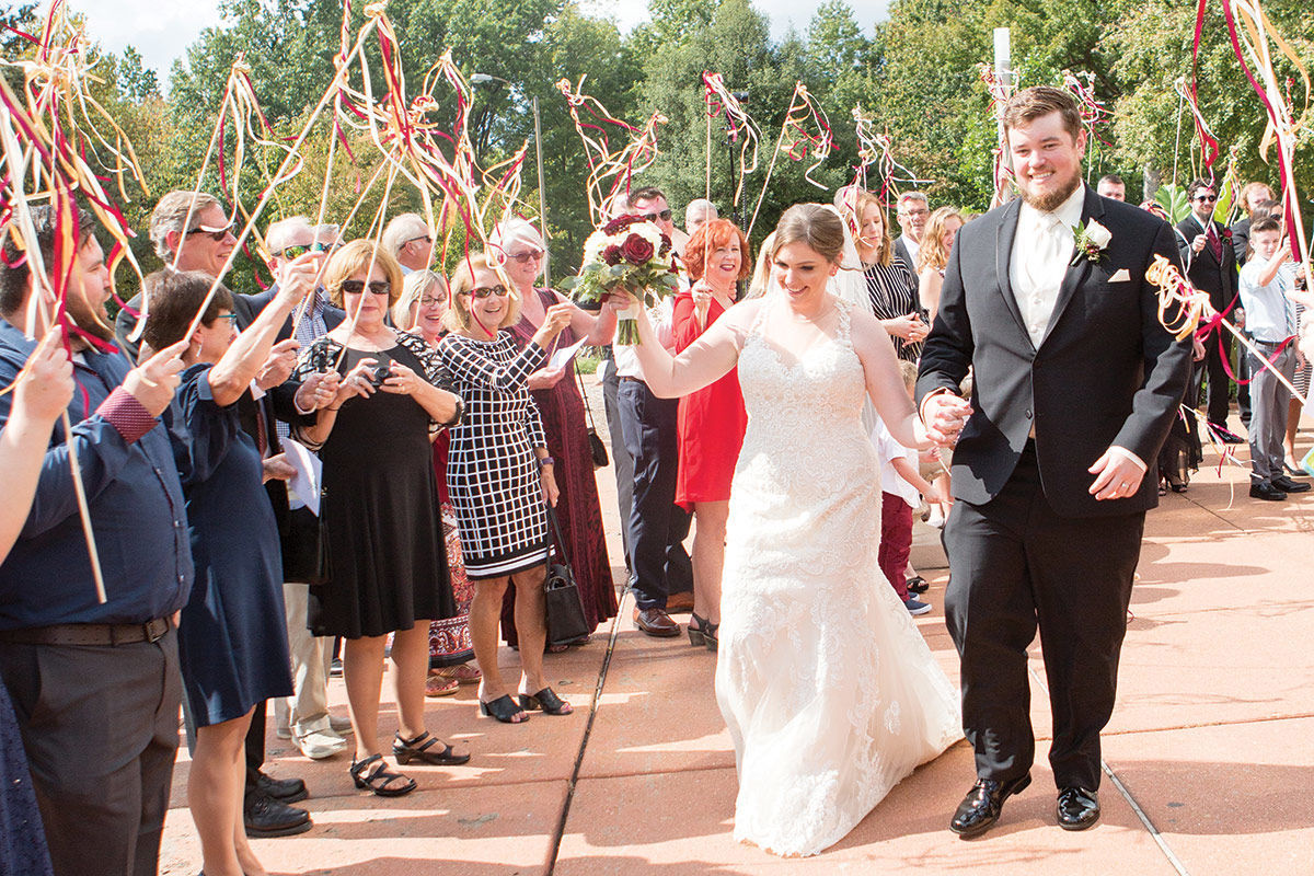 Fan fare for the new couple